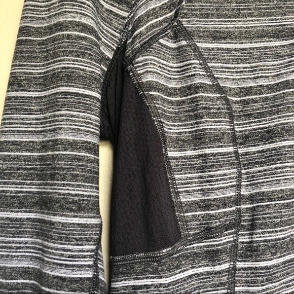 Lululemon Athletica Striped Pacesetter Pullover Jacket Size 6 - Picture 16 of 16